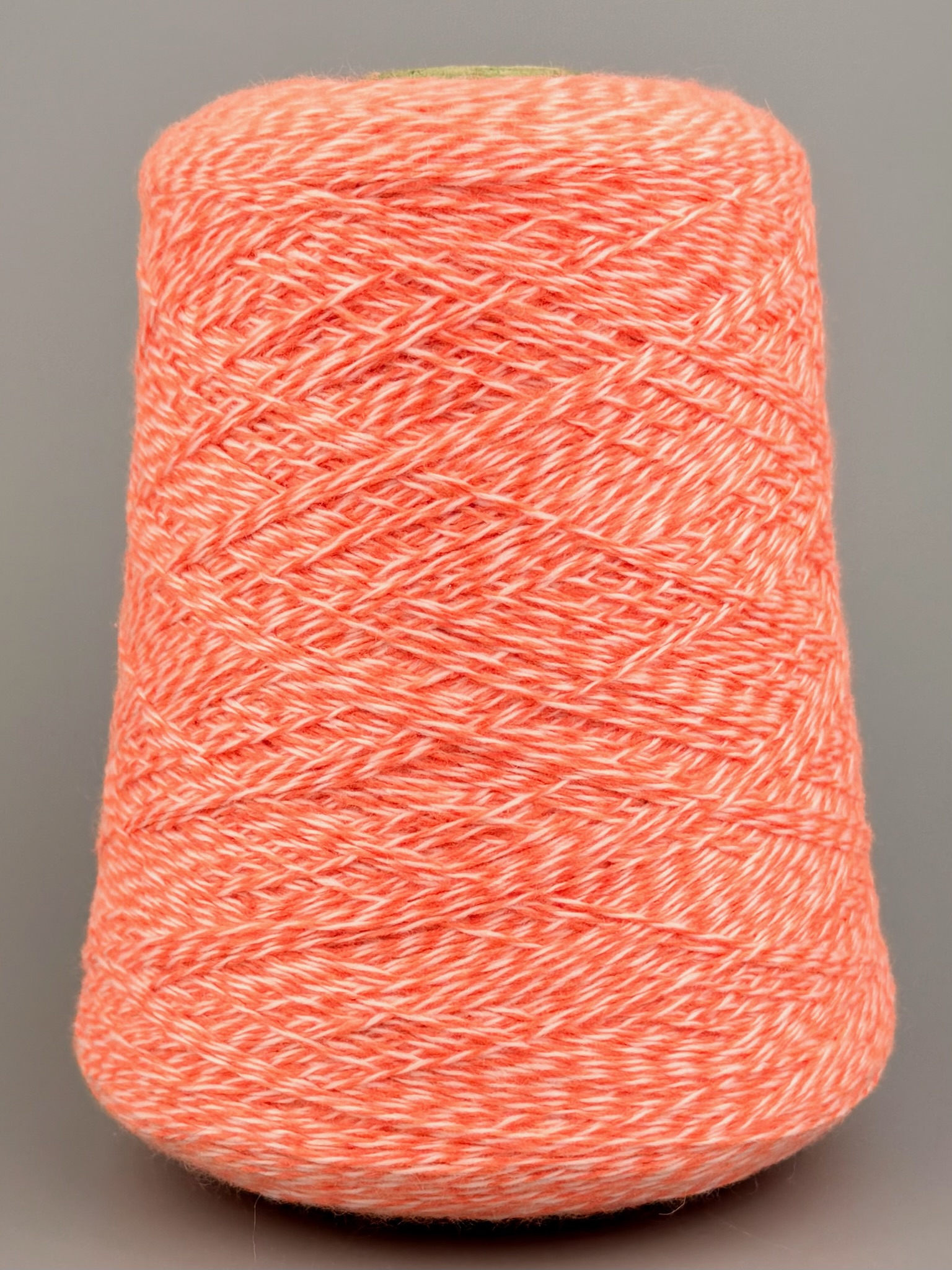 Loro Piana Coarsehair 2/11 – 100% Kaschmirgarn mit Mouliné-Effekt col. Orange (Cod. C003 60952) foto 2